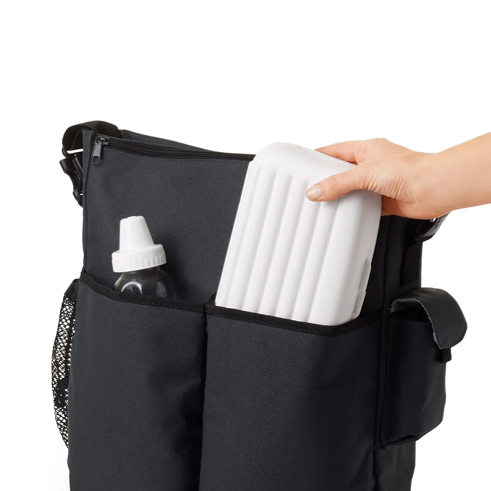 OXO Tot On-the-Go Drying Rack & Bottle Brush teal