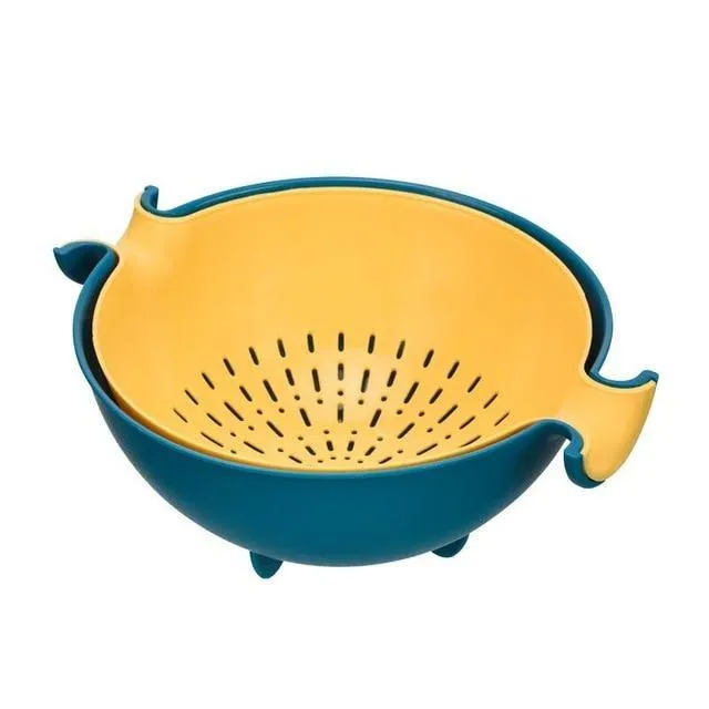 Pastel Double Drain Basket Bowl