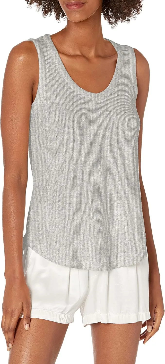 PJ Salvage Women's Loungewear Textured Essentials Tank
