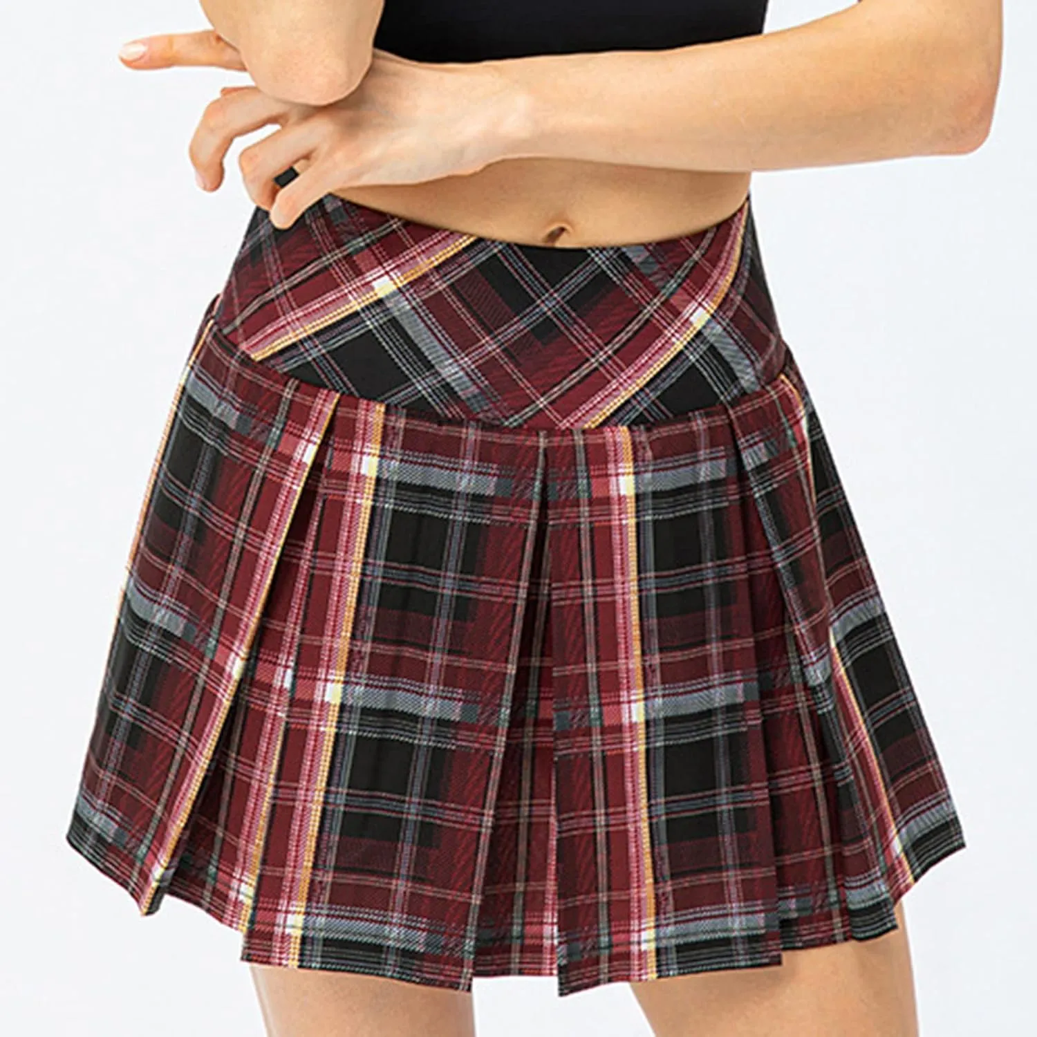 Plaid Skirts for Women High Waisted Summer Dressy Elegant Cute Skirt Trendy Soft Smooth Comfort Skirts Trendy