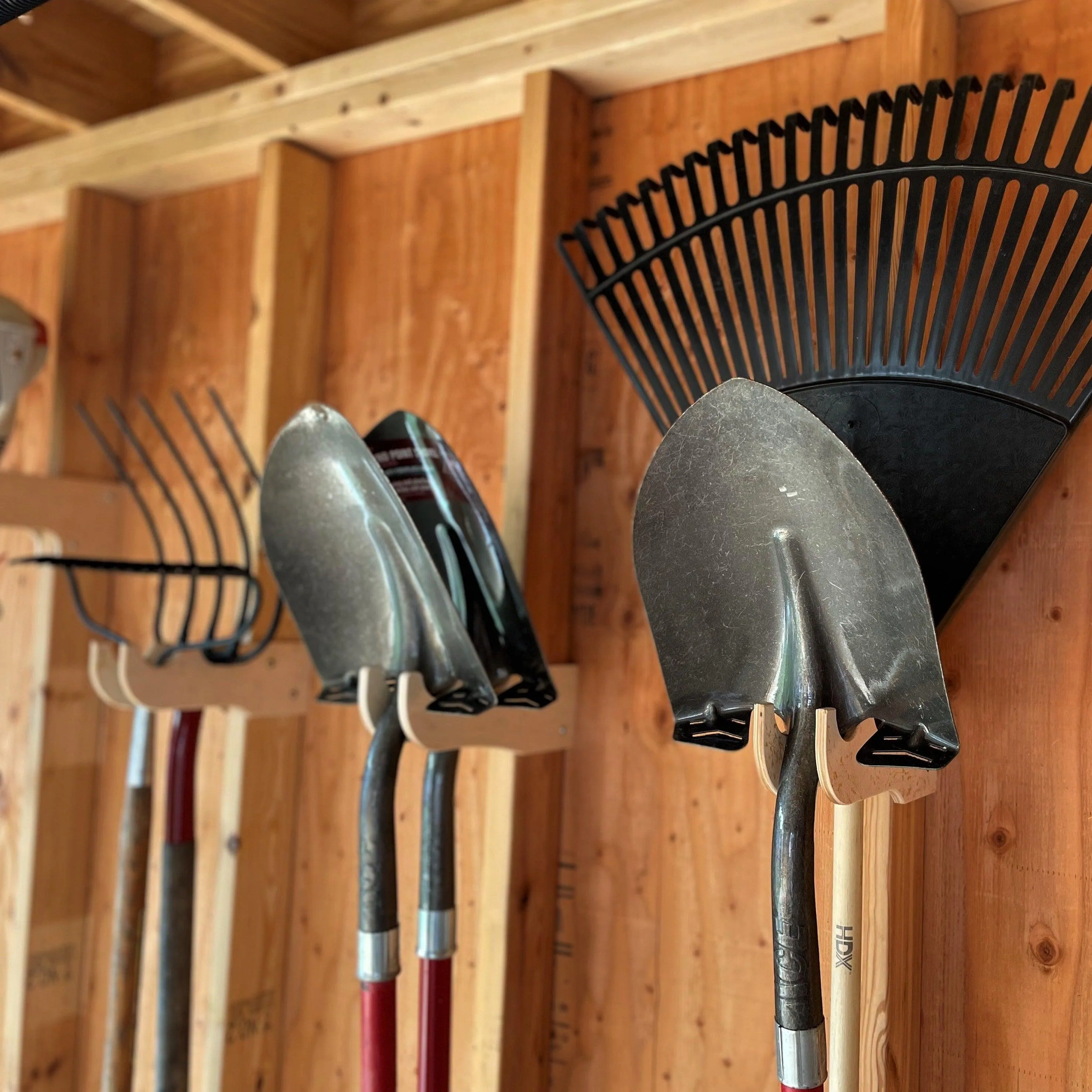 Practical Shed Kit   Large quantity Garden Tool Racks and Misc Storage Hooks,