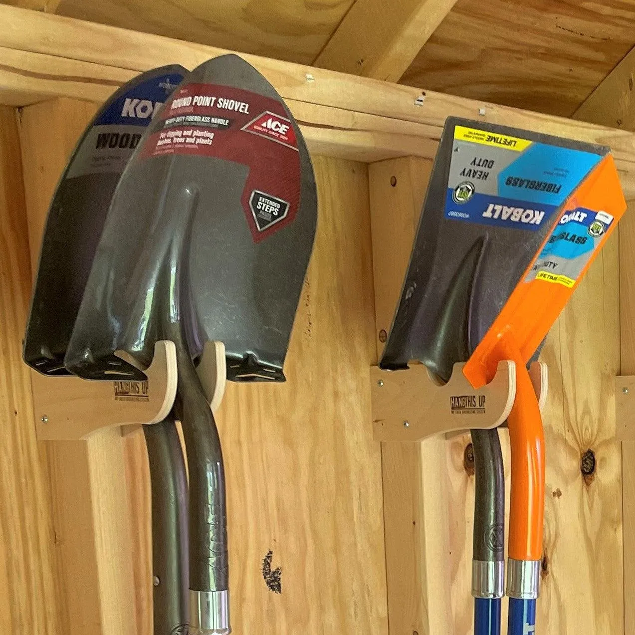 Practical Shed Kit   Large quantity Garden Tool Racks and Misc Storage Hooks,