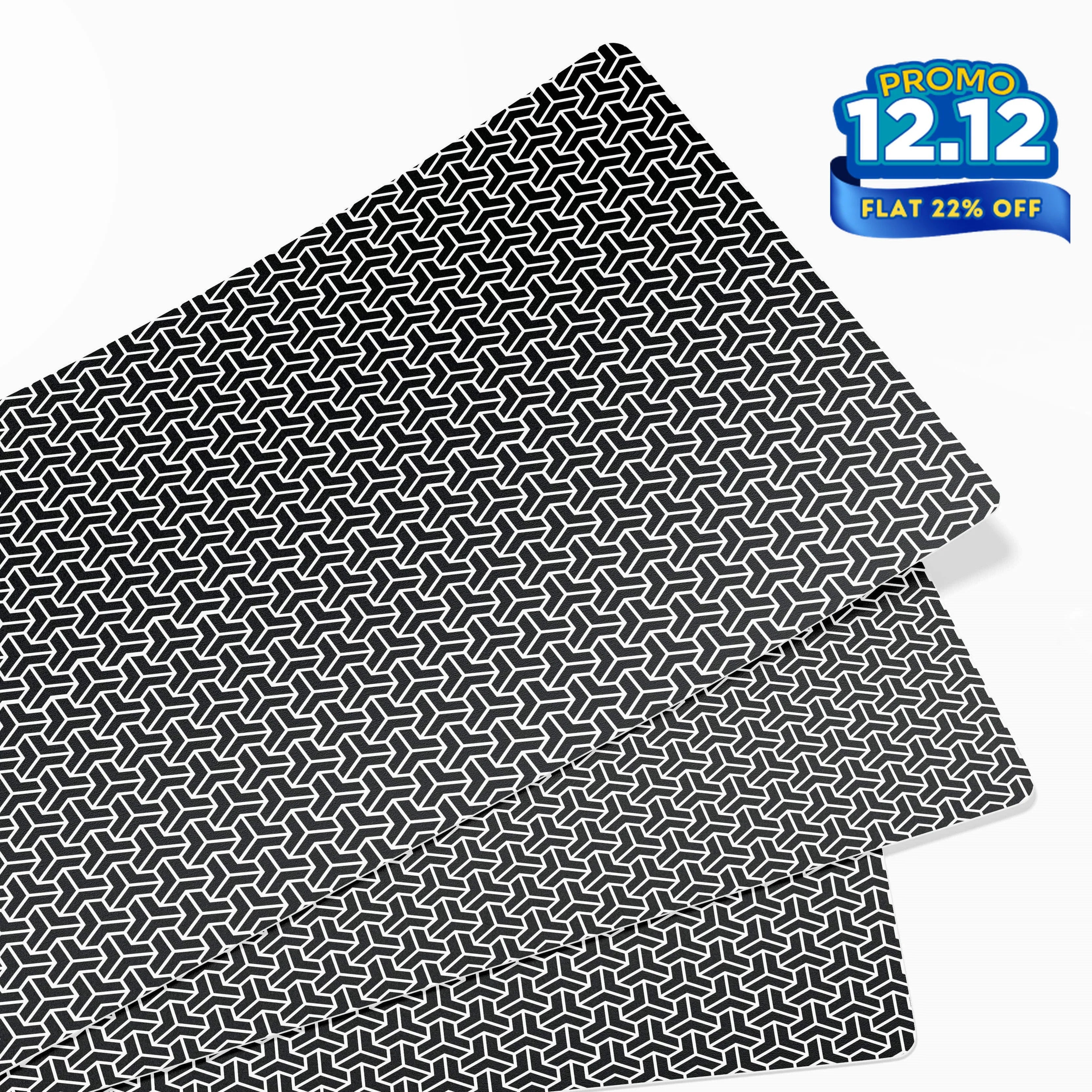 Printed Desk Mat - Triangular Pattern