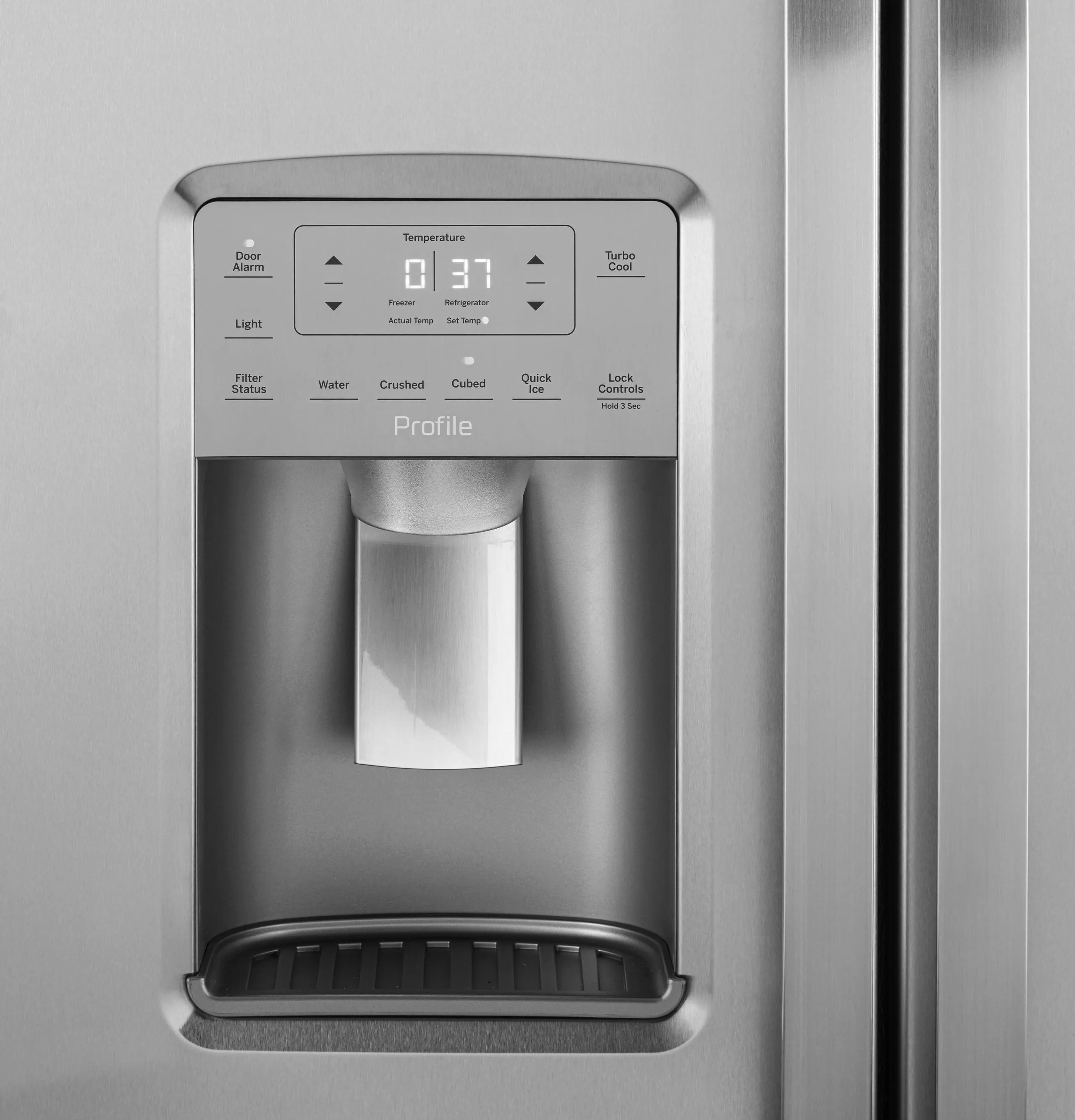 PSE25KYHFS GE Profile™ ENERGY STAR® 25.3 Cu. Ft. Side-by-Side Refrigerator