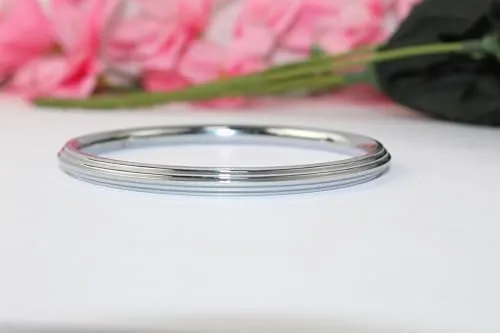 Punjabi sikh Kada for Men,Link Kada for Men,Steel Silver Link Kada 0.5 cm Thick,Fashion,Style