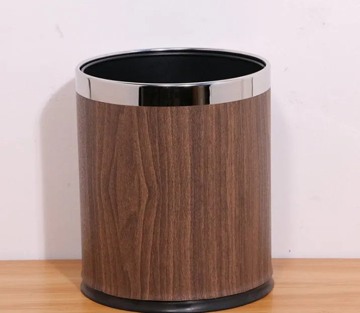 Recycle Bin, Waste Bin, Dustbin, Garbage Box, Trash Can, Basket, Storage, Modern Minimalistic Home Decor, Wooden, Marble, Paper, Office