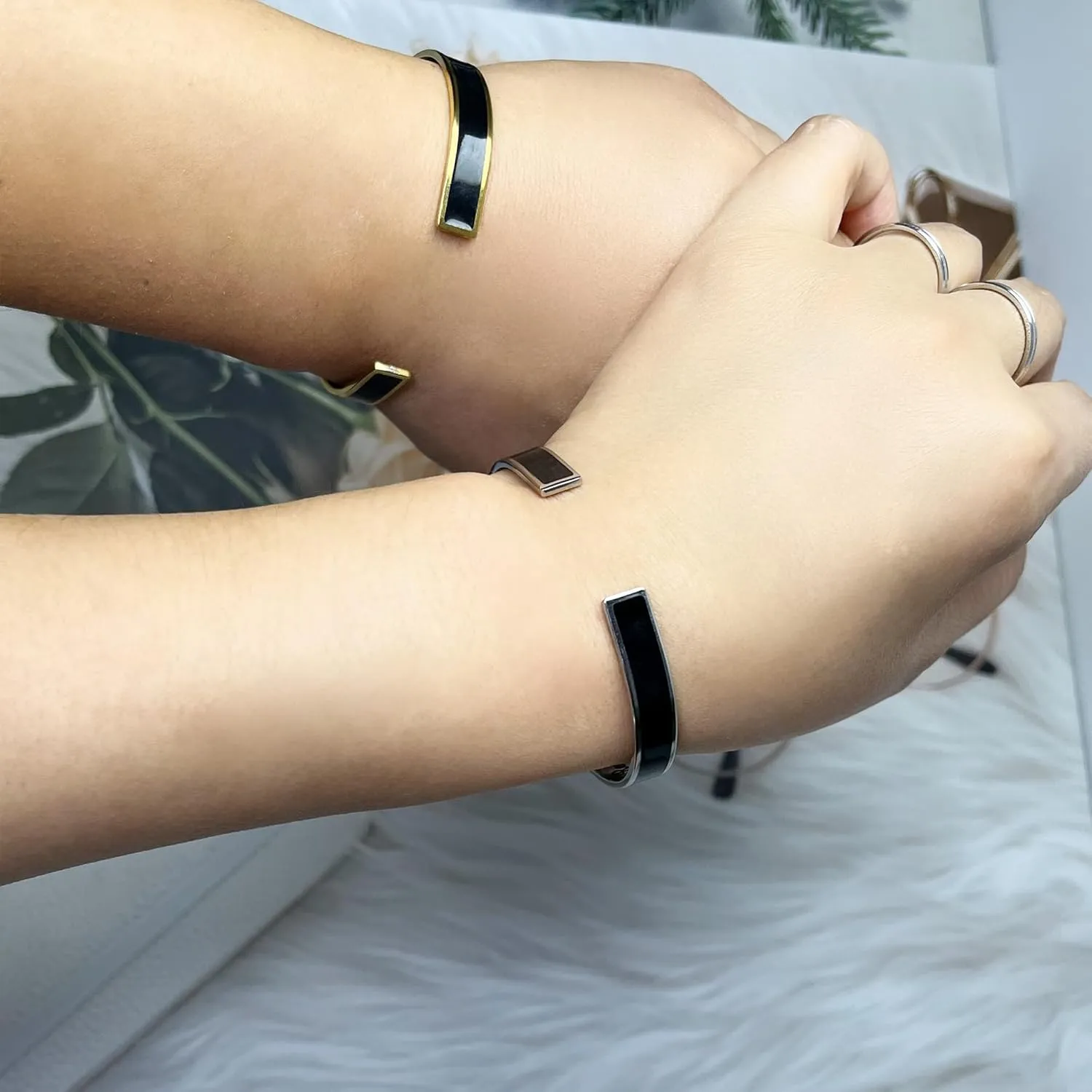 Remember Who The F You Are Color Bracelets Stainless Steel Inspirational and Motivational Bangle with Hidden Message Engraved Jewelry Gift for Women Sisters Friends Mantra Personalized Bracelets