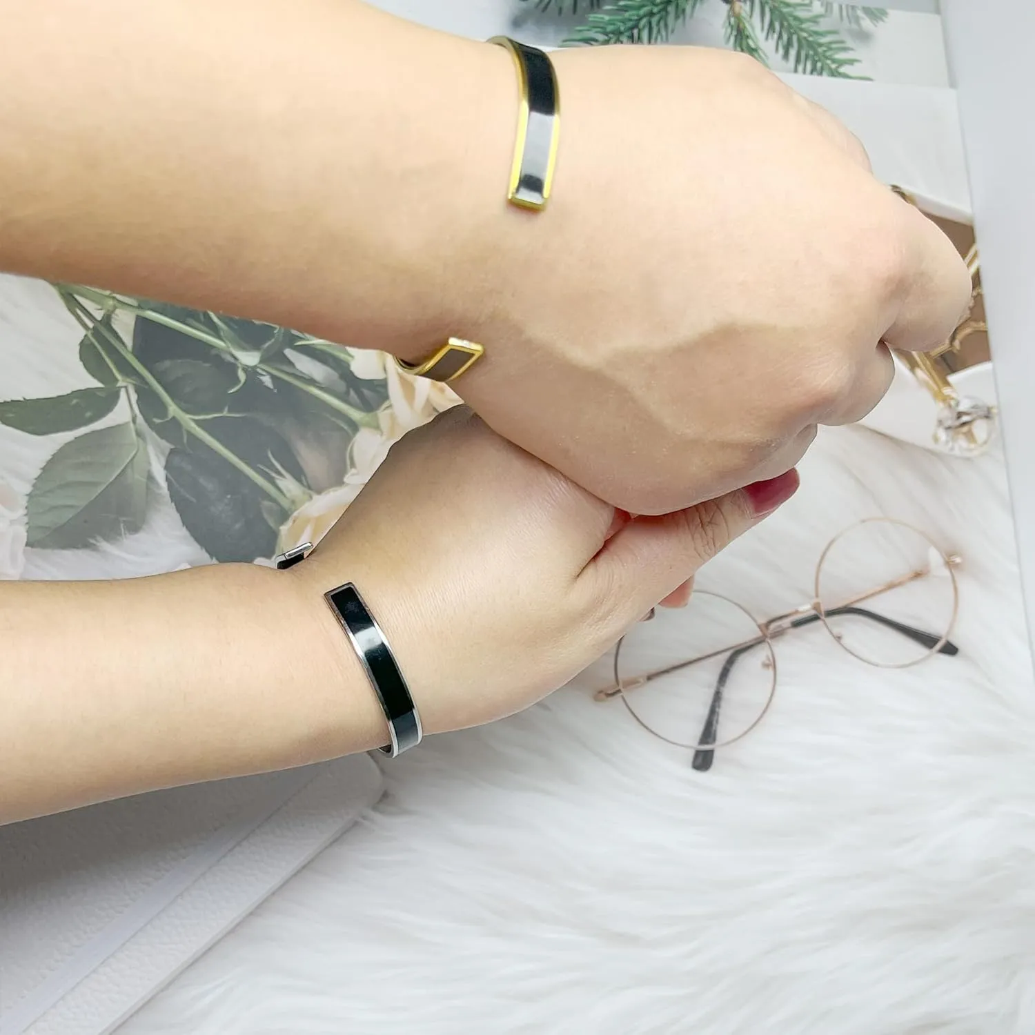 Remember Who The F You Are Color Bracelets Stainless Steel Inspirational and Motivational Bangle with Hidden Message Engraved Jewelry Gift for Women Sisters Friends Mantra Personalized Bracelets