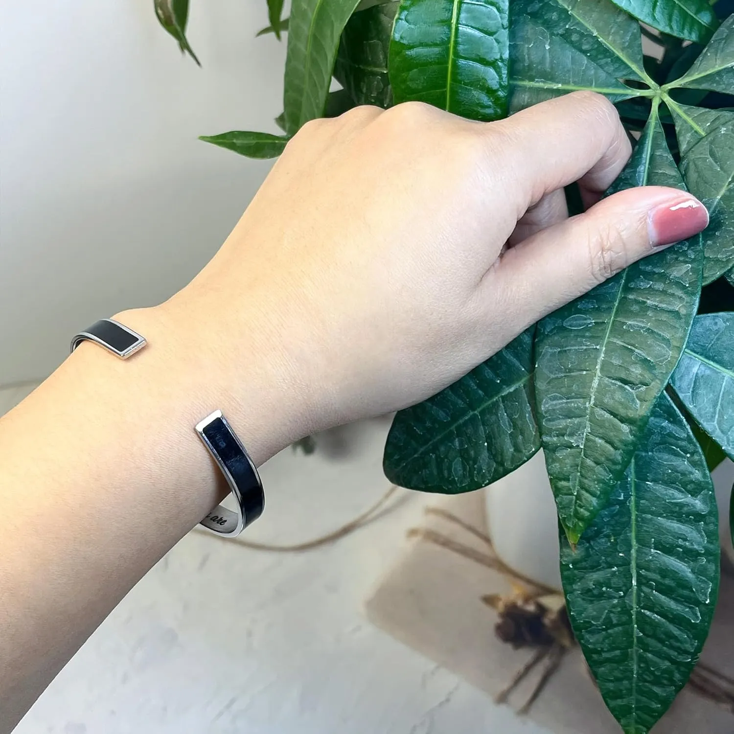Remember Who The F You Are Color Bracelets Stainless Steel Inspirational and Motivational Bangle with Hidden Message Engraved Jewelry Gift for Women Sisters Friends Mantra Personalized Bracelets