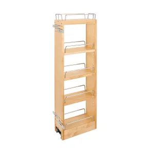 Rev-A-Shelf / 448-BBSCWC36-5C / Wood Wall Cabinet Pullout Organizer for 36" H Cabinets w/ BB Soft-Close