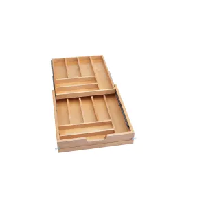 Rev-A-Shelf / 4WTCD-495HFLSC-1 / Wood Base Cabinet Two-Tier Replacement Drawer System w/ Soft-Close
