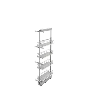 Rev-A-Shelf / 5350-08-GR / Adjustable Solid Surface Pantry System for Tall Pantry Cabinets