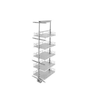 Rev-A-Shelf / 5358-16-GR / Adjustable Solid Surface Pantry System for Tall Pantry Cabinets