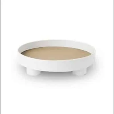 Round Shaped Plastic Tableware Storage Tray