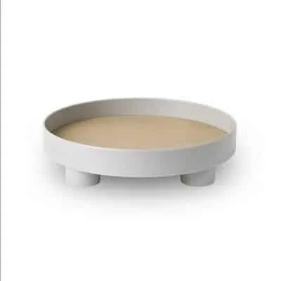 Round Shaped Plastic Tableware Storage Tray