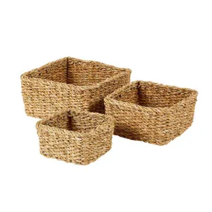 Sea Grass Square Basket