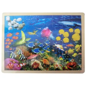 Sea Life - 48 Piece Wooden Jigsaw Puzzle