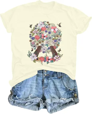 SFHFY Magical Shirt for Women Magic Kingdom T Shirt Family Vacation Tee Castle Fairy Tale Graphic Short Sleeve Tops