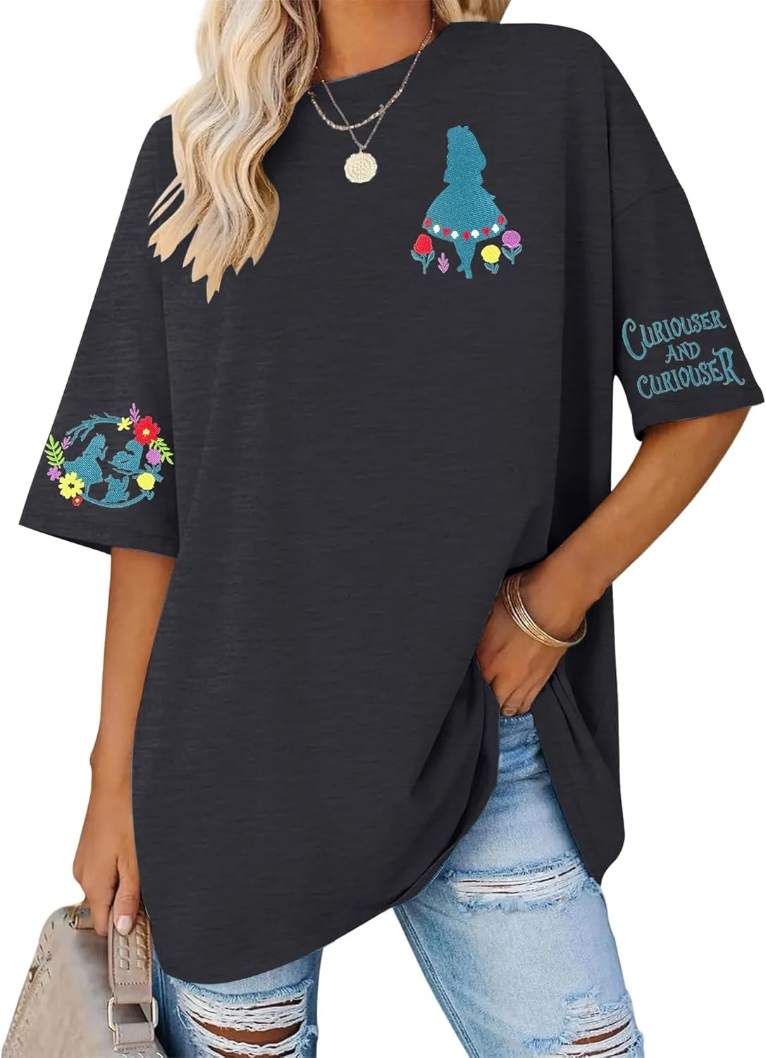 SFHFY Magical Shirt for Women Magic Kingdom T Shirt Family Vacation Tee Castle Fairy Tale Graphic Short Sleeve Tops