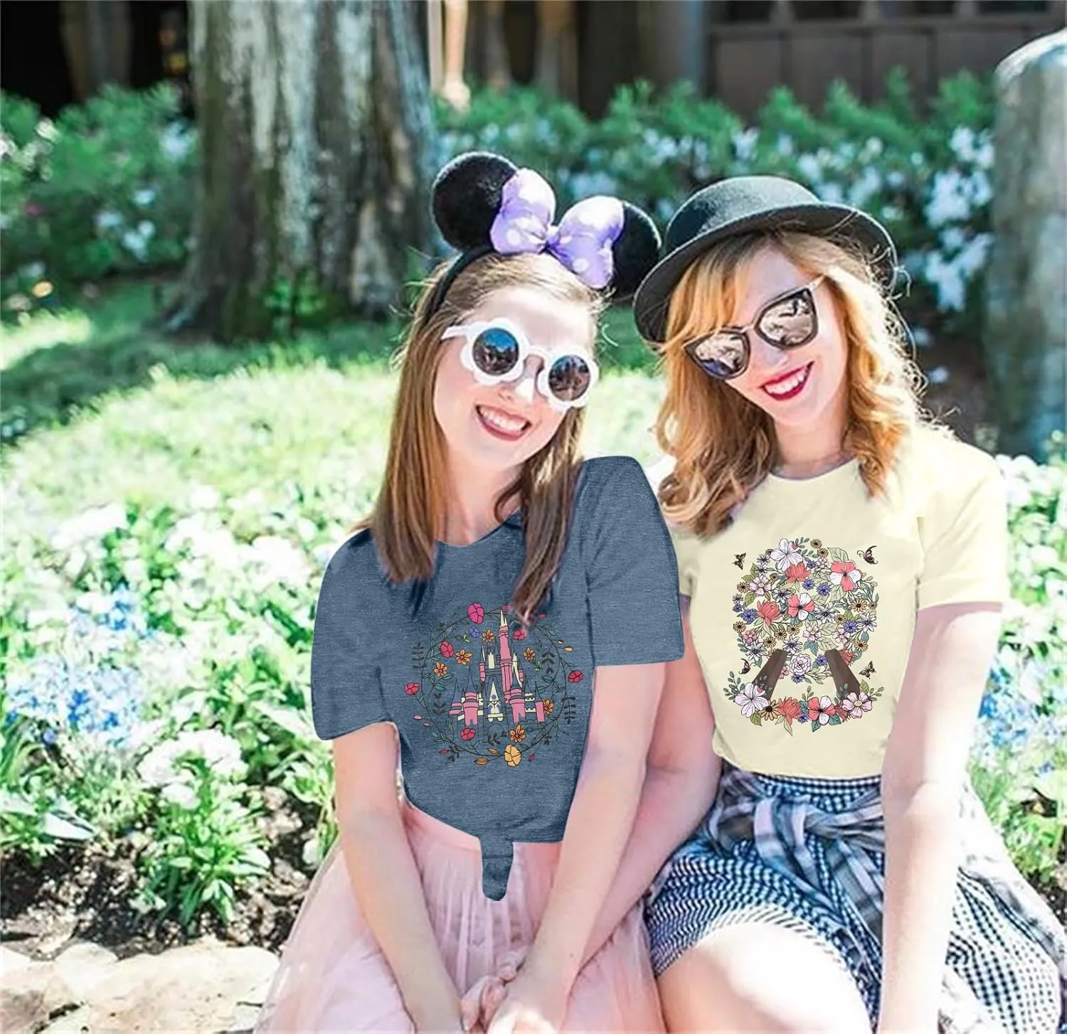 SFHFY Magical Shirt for Women Magic Kingdom T Shirt Family Vacation Tee Castle Fairy Tale Graphic Short Sleeve Tops