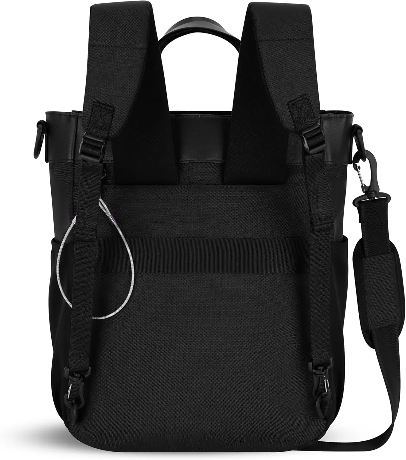 Sherpani Soleil, Anti Theft Convertible Backpack, 3 in 1 Tote Bag, Crossbody Bag, Cross Body Purse, 18L Travel Backpack, Travel Gifts for Women, RFID Protection, Fits 15 Laptop (Straw)