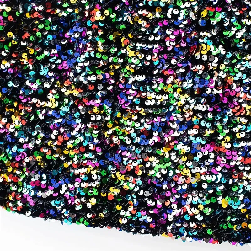 SHINY SEQUIN MINI SKIRT