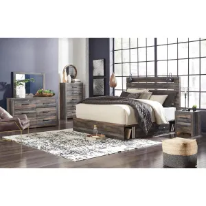 Signature Design by Ashley Drystan B211B48 6 pc King Panel Storage Bedroom Set
