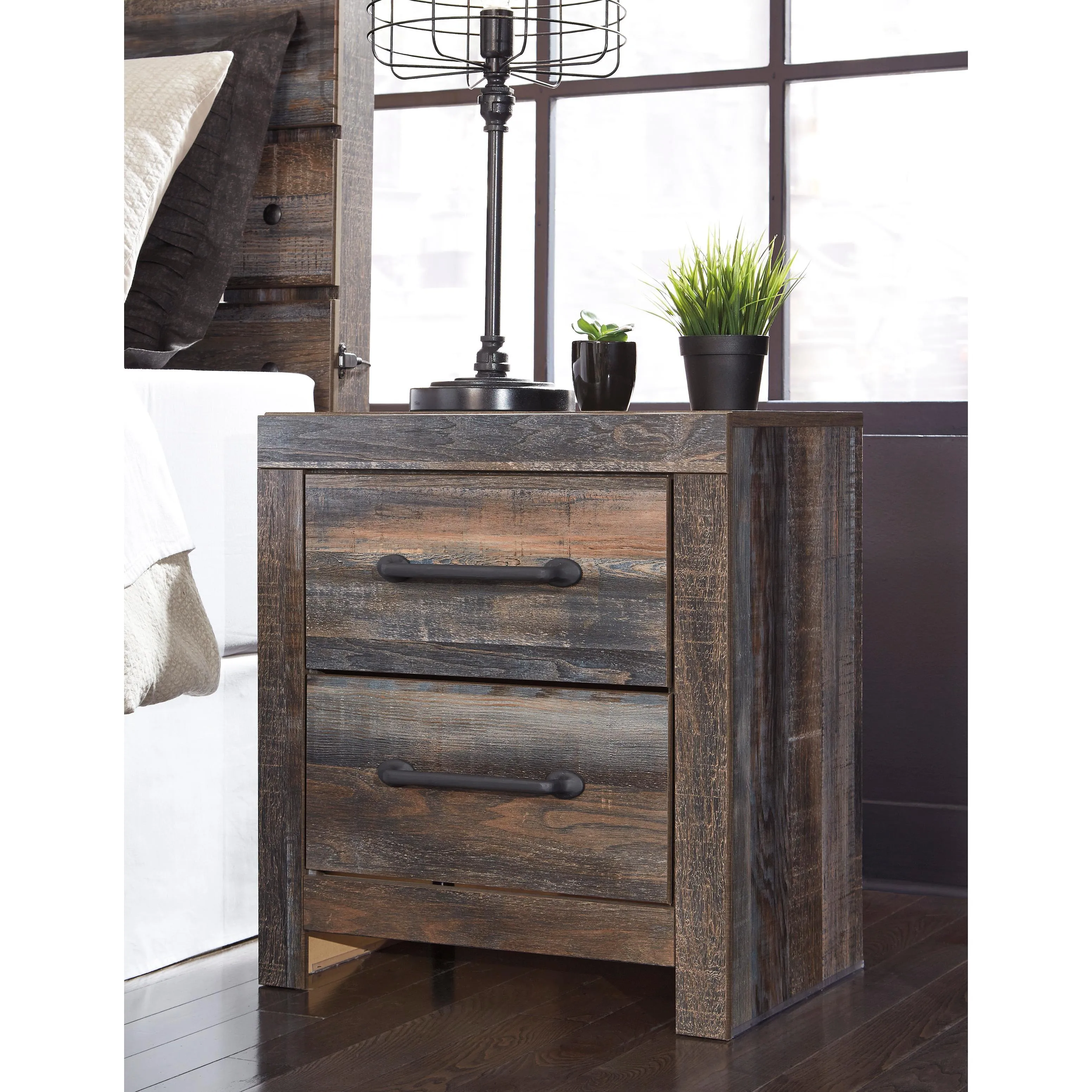 Signature Design by Ashley Drystan B211B56 6 pc Queen Panel Storage Bedroom Set