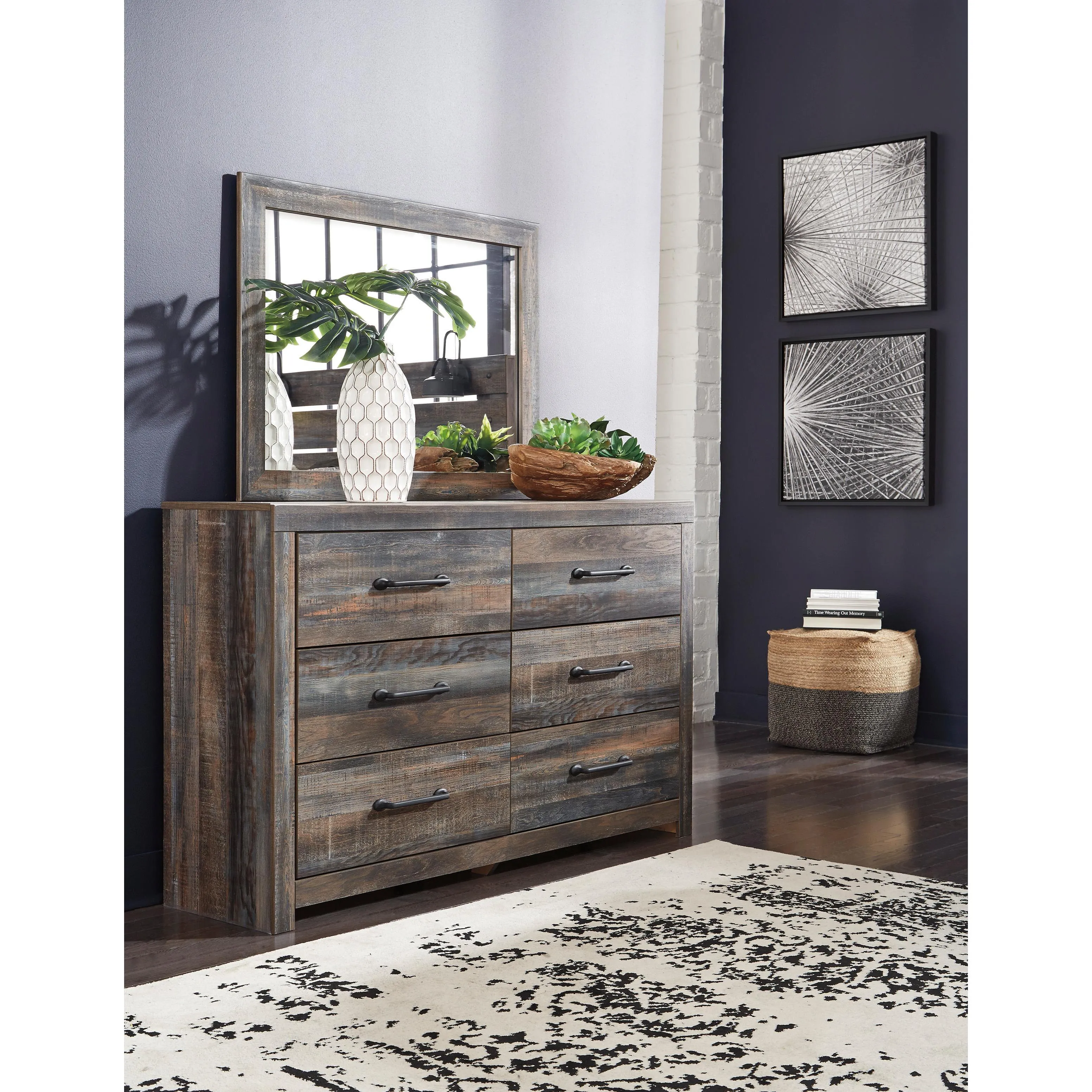 Signature Design by Ashley Drystan B211B56 6 pc Queen Panel Storage Bedroom Set