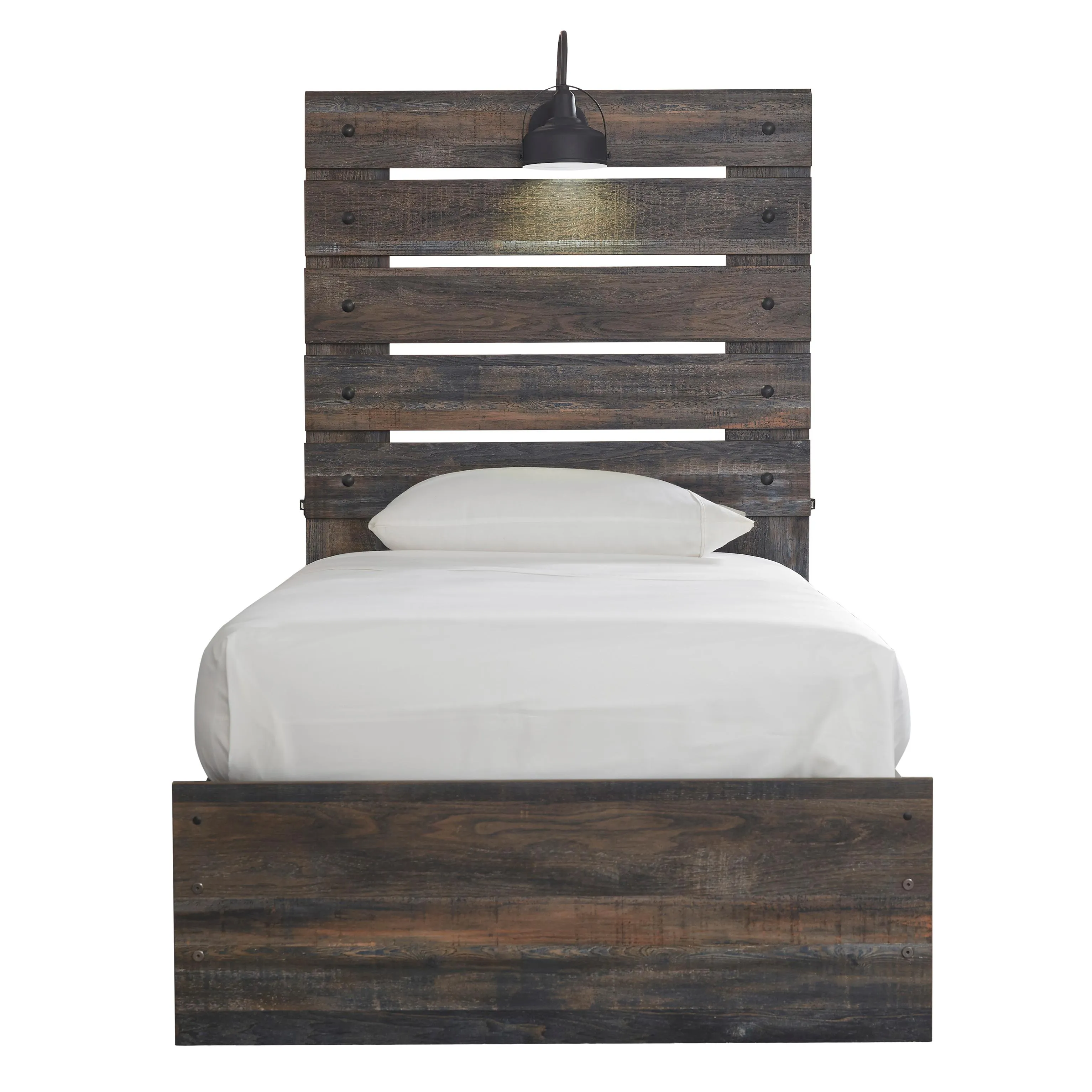 Signature Design by Ashley Drystan B211B8 Twin Panel Bed with 2 Storage Drawers