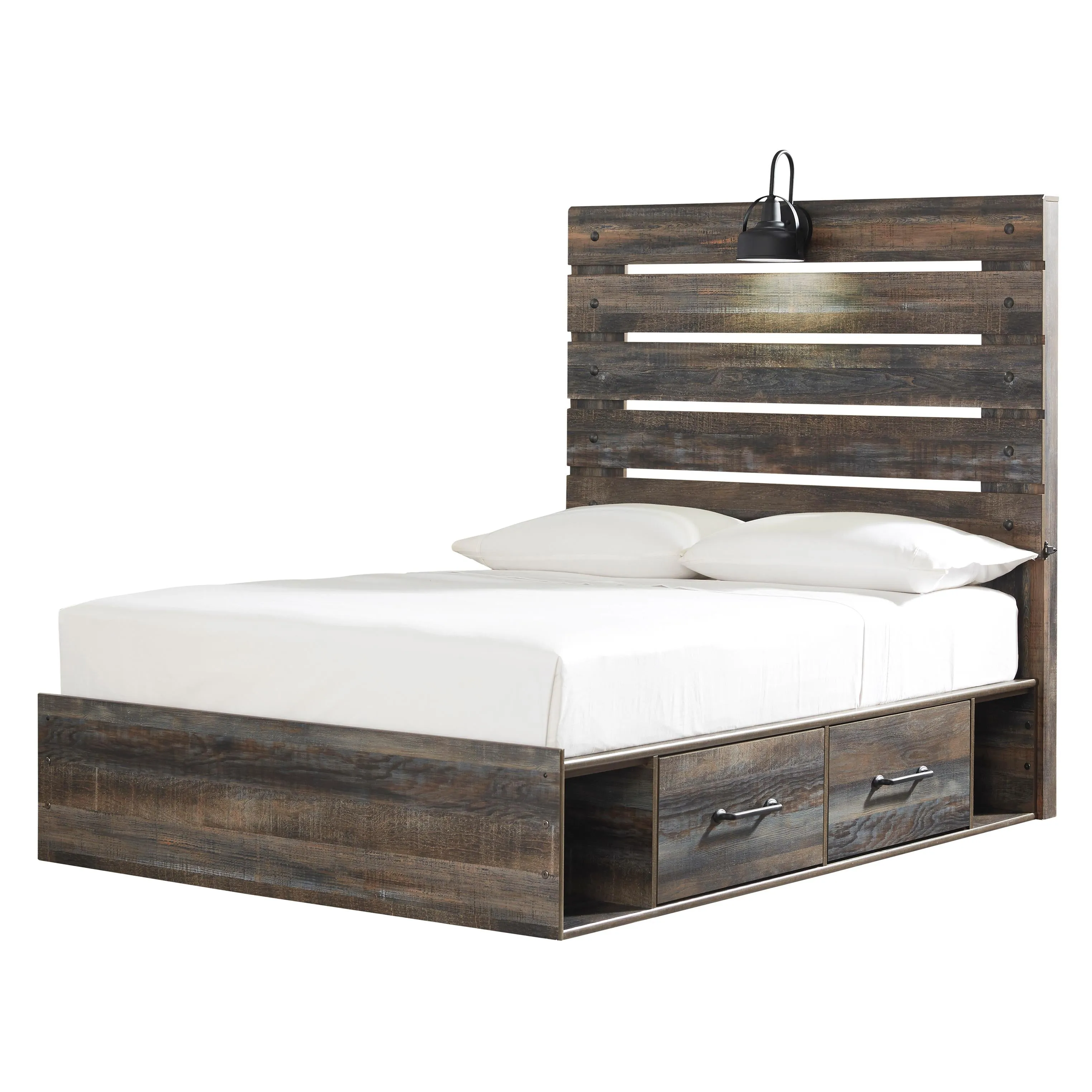 Signature Design by Ashley Drystan B211B9 Full Panel Bed with 2 Storage Drawers