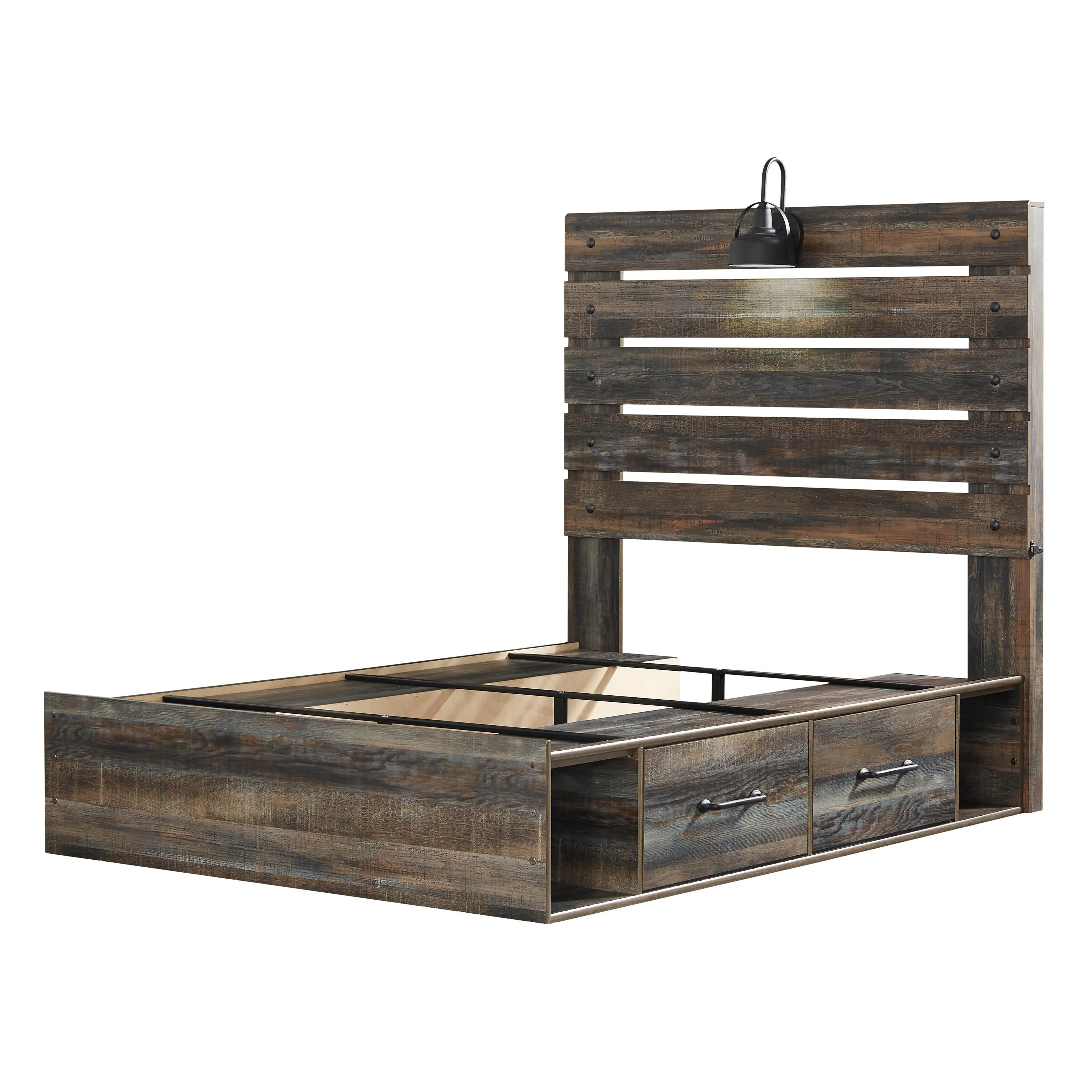 Signature Design by Ashley Drystan B211B9 Full Panel Bed with 2 Storage Drawers