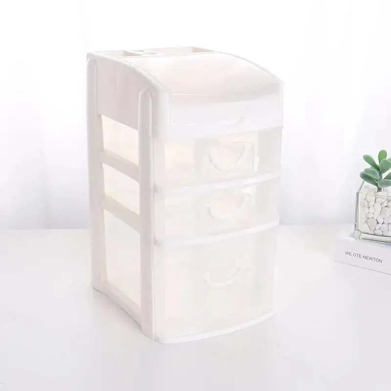 SINOTAO  -  Desktop Storage Box Drawer Ins Girl Heart Student Dormitory Stationery Cosmetics Sundries Jewelry Hand Account Storage Box