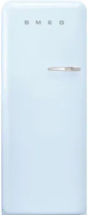 Smeg 50's Retro Style Top Freezer Left Hinge 24" Refrigerator in Pastel Blue