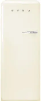 Smeg FAB28ULCR3 50's Retro Style Top Freezer Left Hinge 24" Refrigerator in Cream