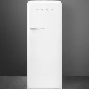 Smeg FAB28URWH3 50's Retro Style 9.9 Cu. Ft. White Top Freezer Refrigerator