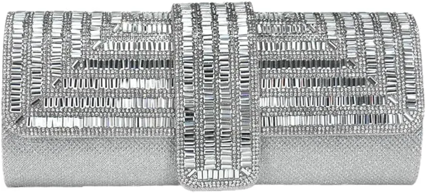 Solyinne Evening Bags Clutch Purses for Women Sparkling Glitter Formal Party Purse Wedding Cocktail Prom Bags with Chain