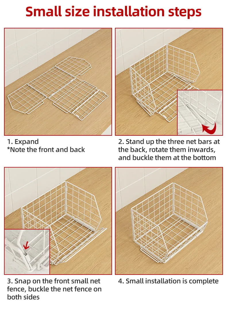 Stackable Pans Storage Wire Basket