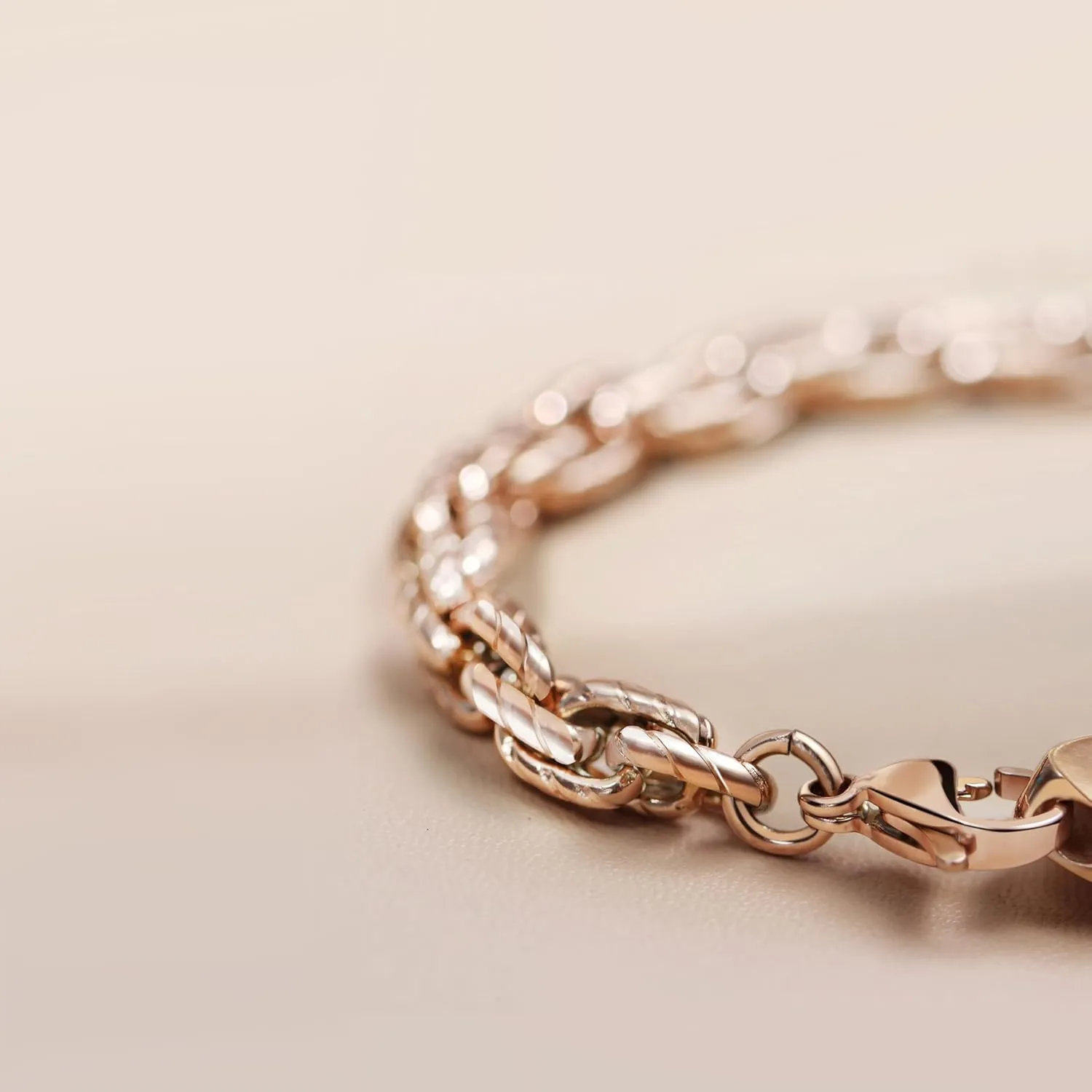 Stainless Steel Interchangeable Chain for Medical Alert Bracelets for Women and MenLobster Claw Waterproof Hypoallergenic Replacement Chain