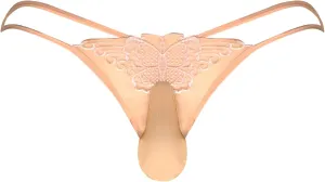 Thongs for Men Men's G String Low Waisted Mesh Mens Underwear Sexy Butterfly U Shaped Bag Comfortable Underwear for Men