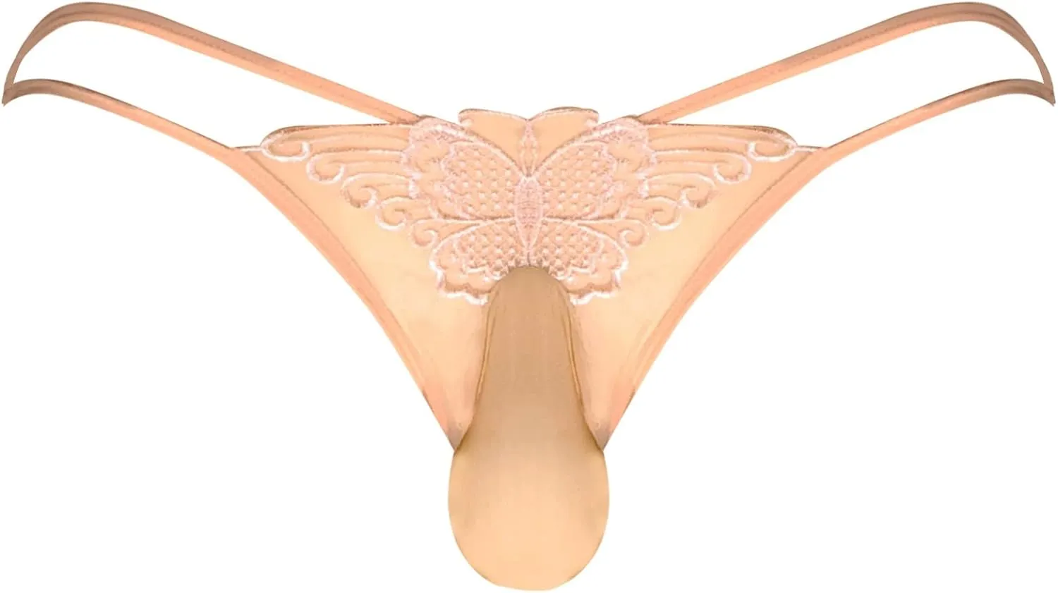 Thongs for Men Men's G String Low Waisted Mesh Mens Underwear Sexy Butterfly U Shaped Bag Comfortable Underwear for Men