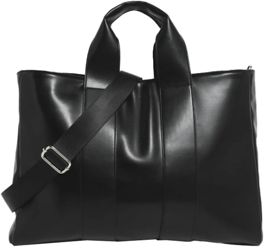 Tote Bag for Women Trendy Large PU Leather Shoulder Crossbosy Bags Satchel Handbags Casual Work Purse Briefcase 2025
