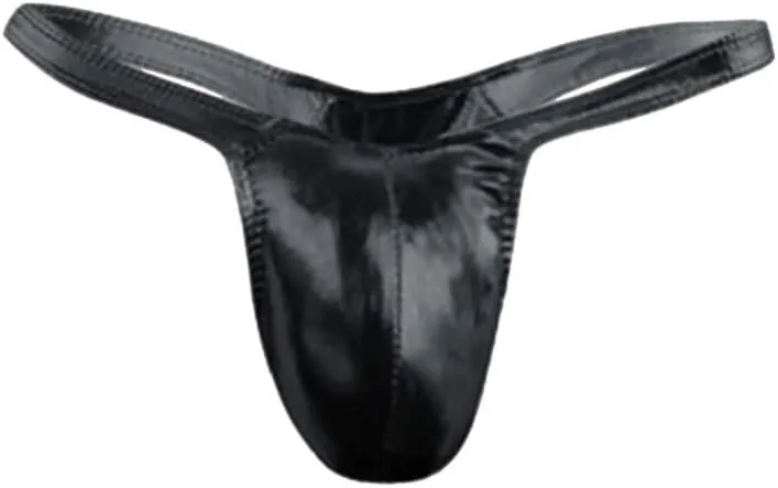 Underwear for Men Lingerie Briefs Sexy Leather Comfortable Underpants