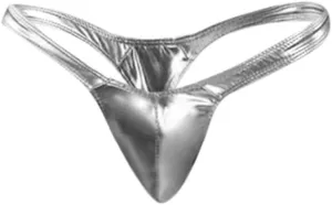 Underwear for Men Lingerie Briefs Sexy Leather Comfortable Underpants