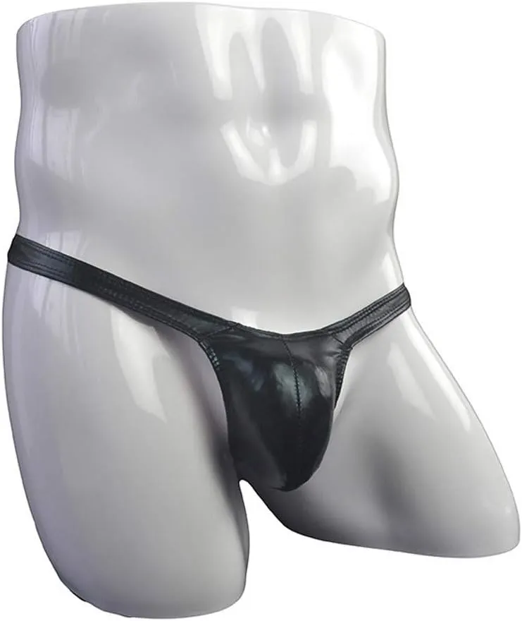 Underwear for Men Lingerie Briefs Sexy Leather Comfortable Underpants