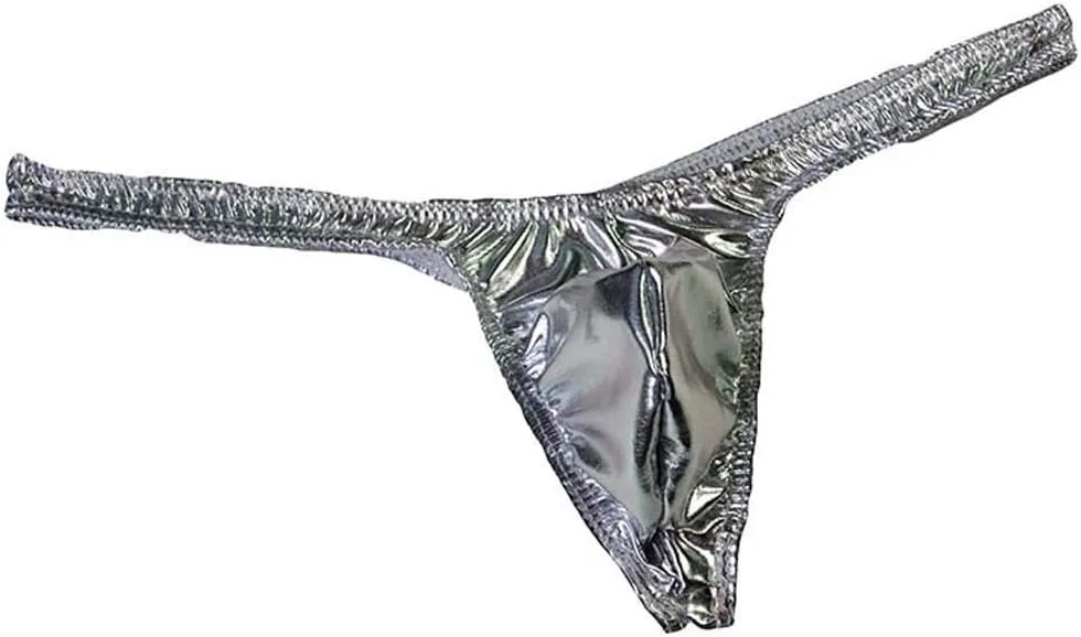 Underwear for Men Lingerie Briefs Sexy Leather Comfortable Underpants