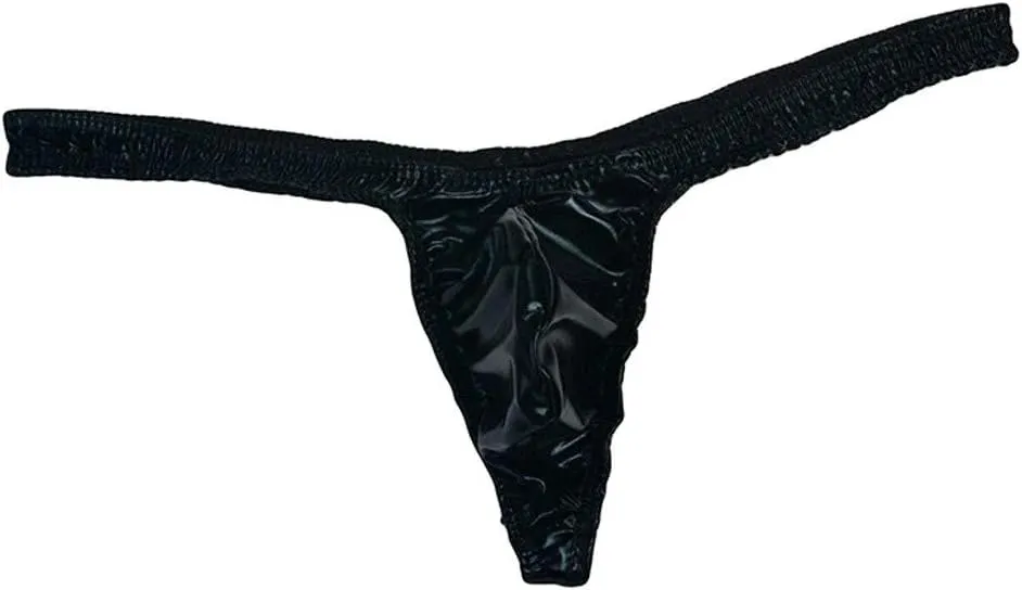 Underwear for Men Lingerie Briefs Sexy Leather Comfortable Underpants