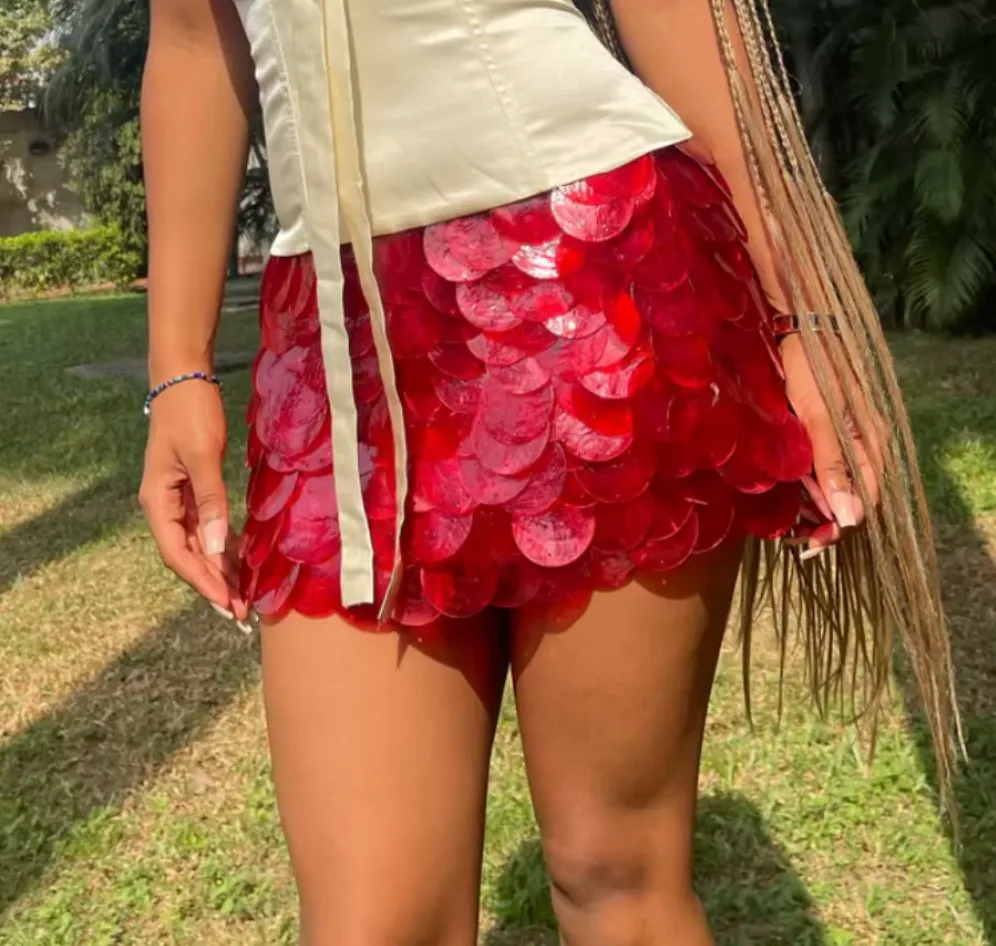 WILLOW LARGE SEQUIN MINI SKIRT