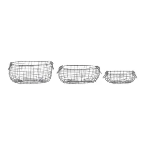 Wire Baskets 3-Pack