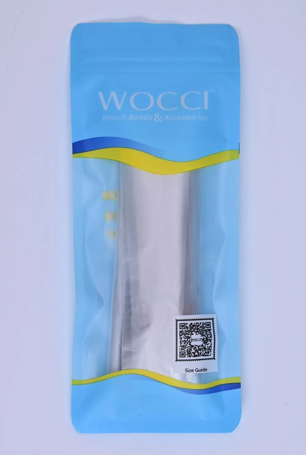WOCCI 24mm Hevea Watch Band, FKM Rubber (Not Silicone), Quick Release Replacement Strap for Men, Black Buckle (Black)